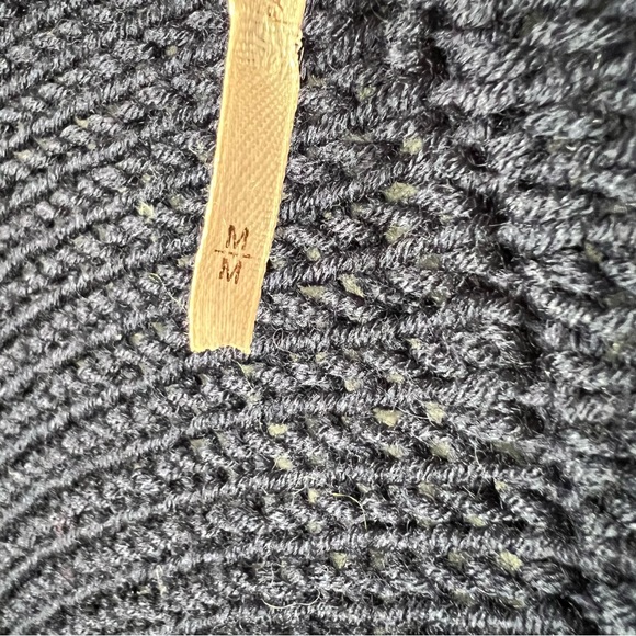 Free People Women's Medium Annabelle Wool Blend Knit Nordic Longline Cardigan - Picture 7 of 9